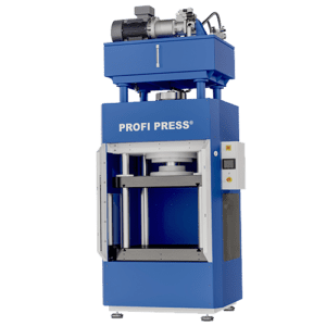 Four-column hydraulic press with power pack mounted on top from RHTC