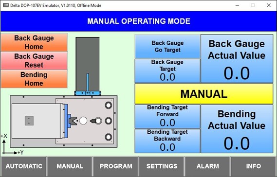 Horizontal Press Brake With NC Touchscreen Control | Workshop Press