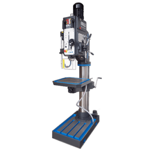 ERLO Pillar Drills for Industry TCA-50 50 mm model for drilling capacities in metal with Auto feed and gear driven.
