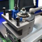 The Scantool Tool Holding Post for the LT 460/1500 Precision Metal Lathe with 460 mm Swing and 1500 mm Centres