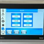 Beijer X2 Pro Controller in Recipe Mode on PPCT-100 C-Frame Press