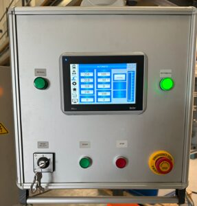Overall Display of Control Unit for PPCT-100 in Automatic Mode with Beijer X2 Pro Controller